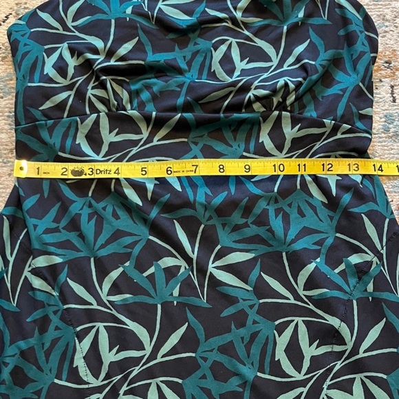 PRANA Jewel Lake Tropical Leaves Halter Dress - Picture 8 of 16